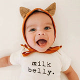 Tenth & Pine Milk Belly Organic Cotton Onesie - ANB Baby