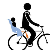 THULE RideAlong Child Bike Seat-Bike Seats, Trailers & Wagons-Thule-Light Grey-ANB Baby Store