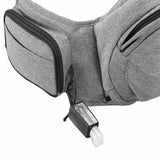 Tushbaby Hip Carrier-Baby Carriers-Tushbaby-Grey-ANB Baby Store