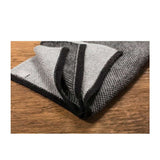 Tuwi Inti Knitted Baby Blanket, Black / Grey - ANB Baby