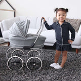 Valco Baby Royale Doll Stroller, Grey Marle - ANB Baby