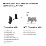 Veer Cruiser XL Infant Car Seat Adapter - ANB Baby