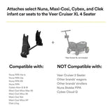 Veer Cruiser XL Infant Car Seat Adapter - ANB Baby