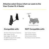 Veer Cruiser XL Infant Car Seat Adapter - ANB Baby