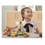Viga Toys Wooden Lacing Beads, 90-Pieces and 5-Cords-Building Blocks & Sets-Viga Toys-ANB Baby Store