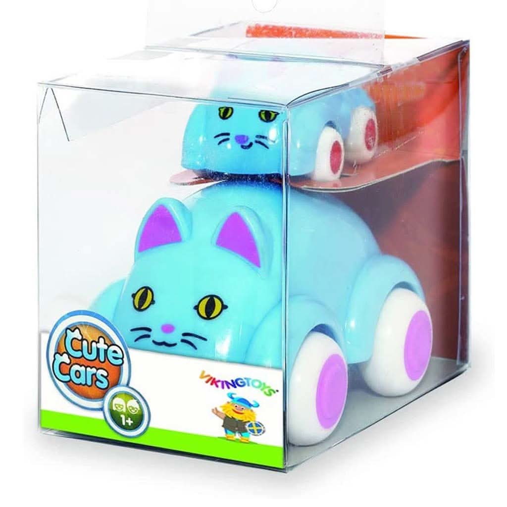 Viking Toys Cute Cars Mother and Baby Cat Vehicle Toy Set - ANB Baby