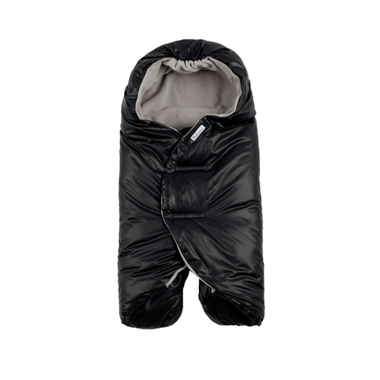 7 AM Enfant Nido Quilted Wrap, Black, -- ANB Baby