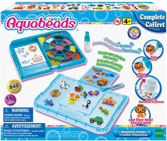 Aquabeads Beginners Studio Indoor Arts & Crafts Activity Kit, -- ANB Baby