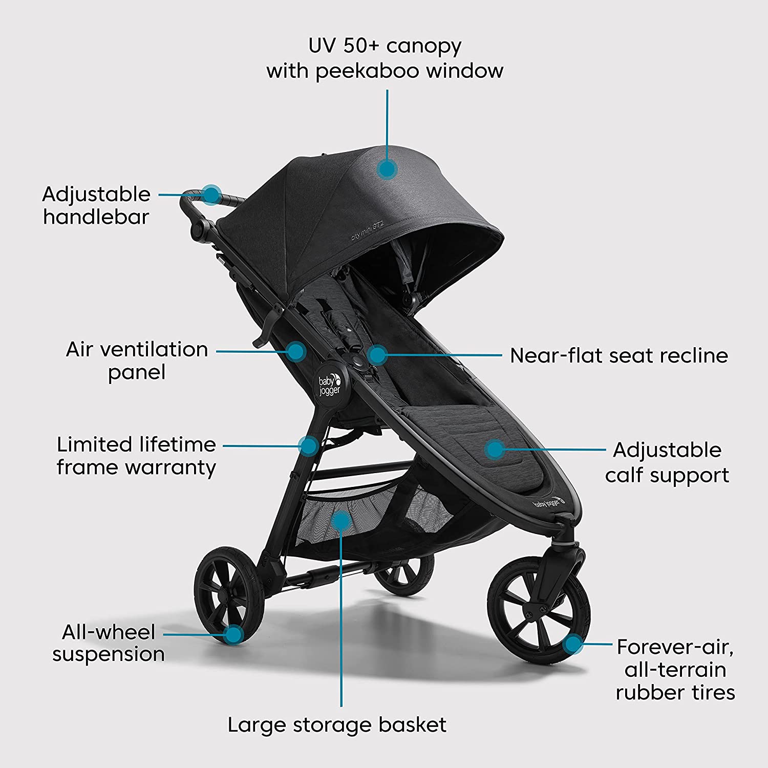 Baby Jogger City Mini GT2 Baby Stroller, -- ANB Baby