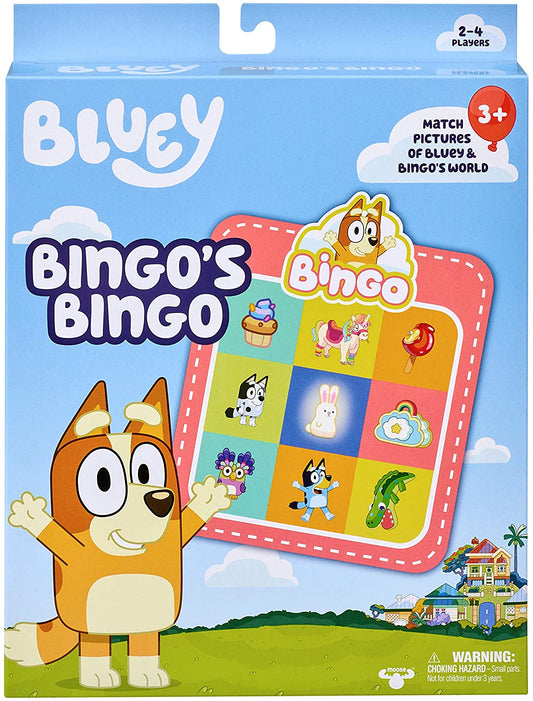 Bluey Bingo's Bingo Card Game, Fun Matching Game, -- ANB Baby