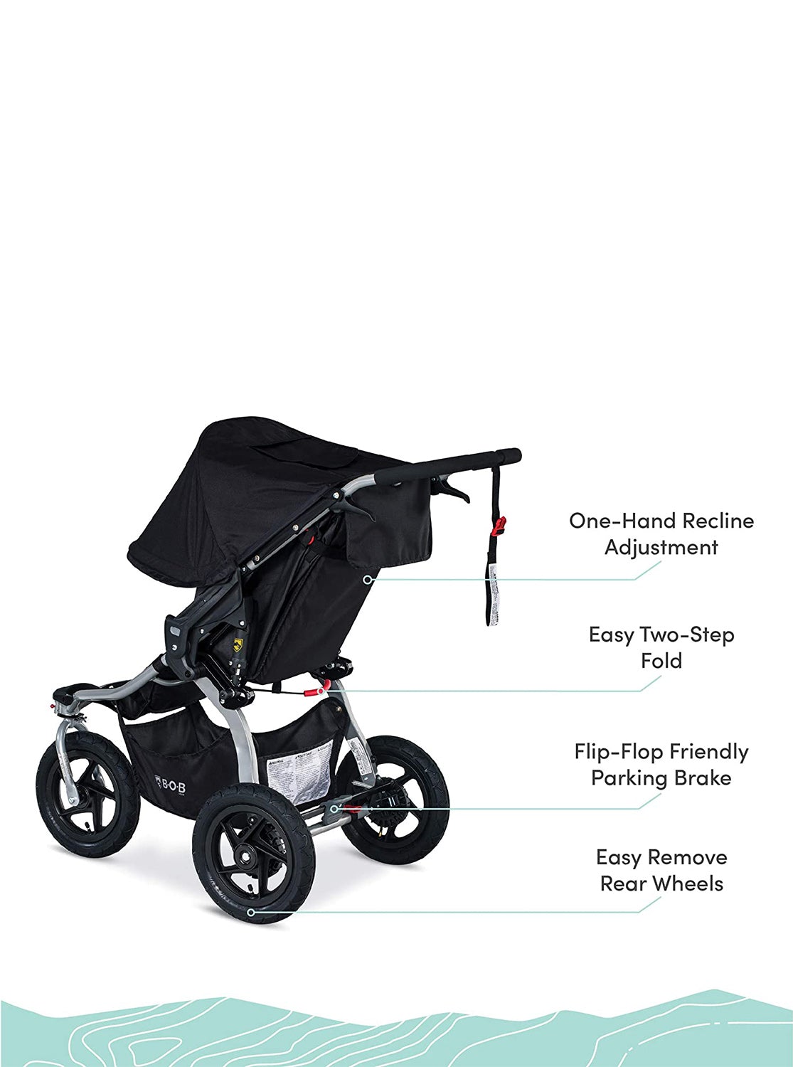 BOB Gear Rambler Single Jogging Stroller, -- ANB Baby