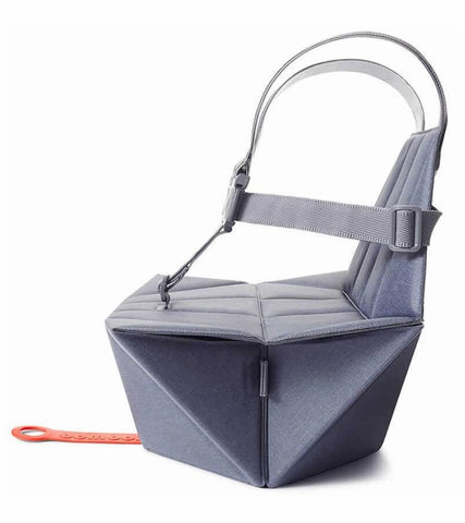 Bombol Pop-Up Booster Seat with Carry Bag, Denim Blue, -- ANB Baby