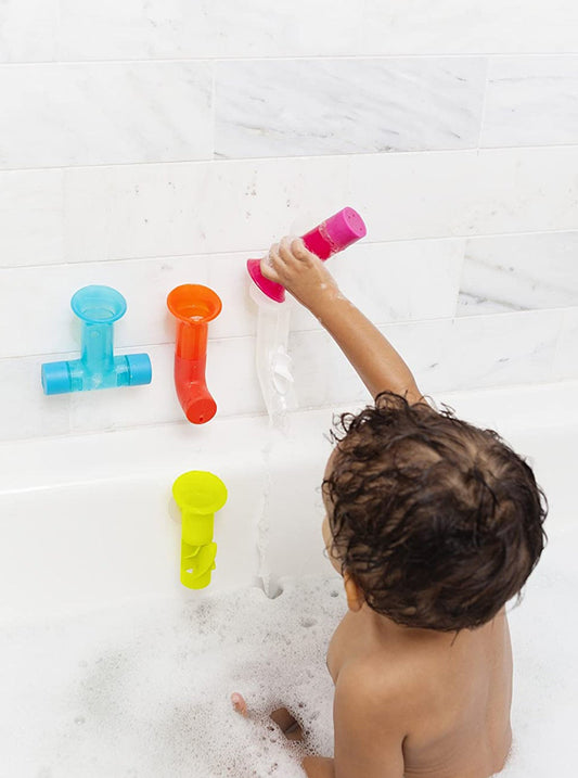 Boon Set of 5 Building Bath Pipes Toy, -- ANB Baby