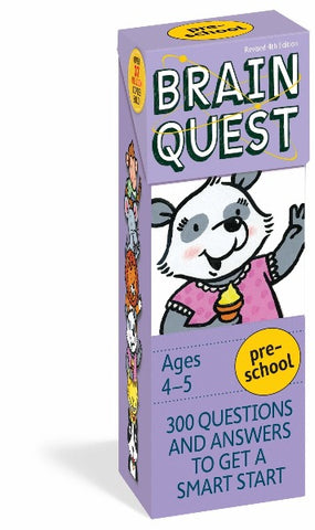 Brain Quest: for Preschool Q&A Cards, -- ANB Baby