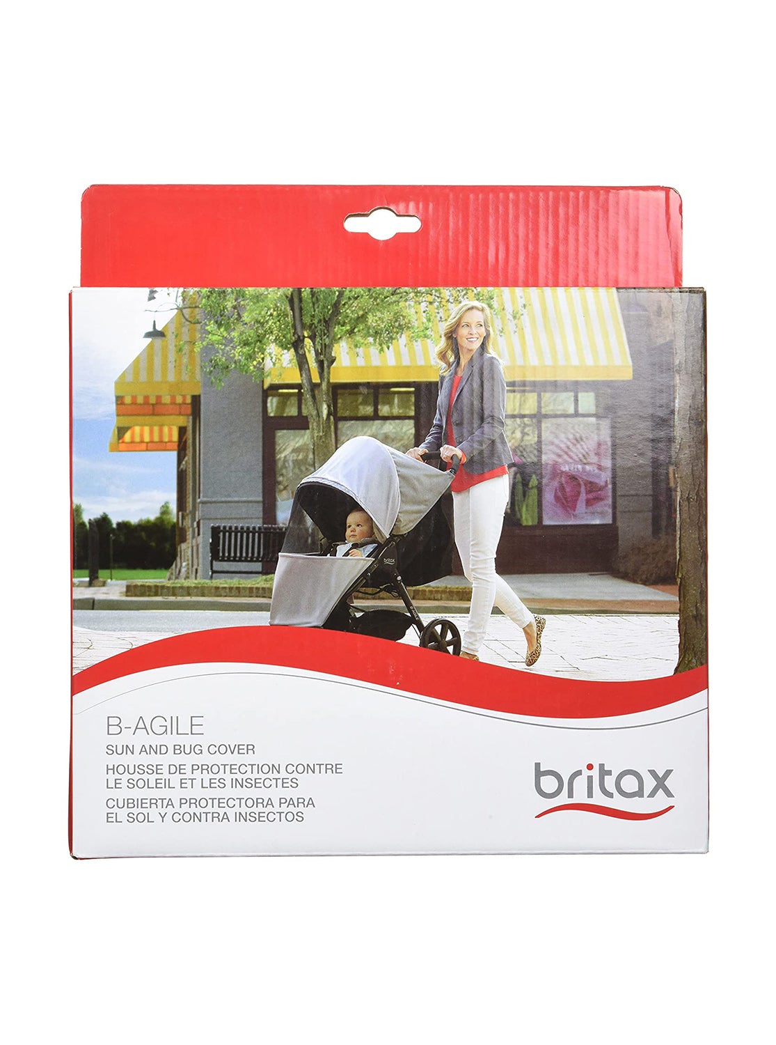 Britax B-Agile, B-Free, Pathway Single Stroller UPF 50+ Sun and Bug Cover, -- ANB Baby