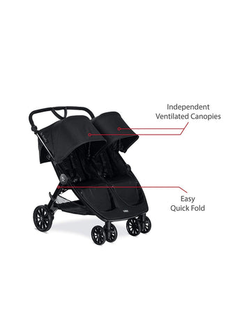 BRITAX B-Lively Double Stroller, -- ANB Baby