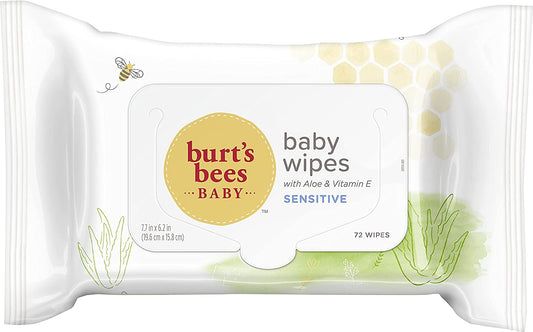 Burt’s Bees Baby Wipes, 72 Count, -- ANB Baby