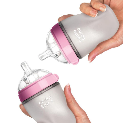 COMOTOMO Baby Bottle 8 oz / 250 ml - 2 Pack, -- ANB Baby