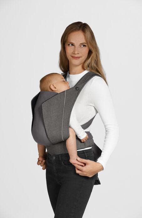 CYBEX YEMA TIE Leather-Look Baby Carrier - Stardust Black, -- ANB Baby