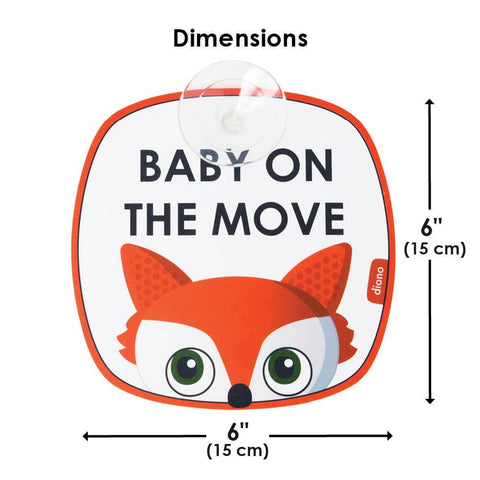 Diono Baby on the Move Signs, Pack of 2, -- ANB Baby