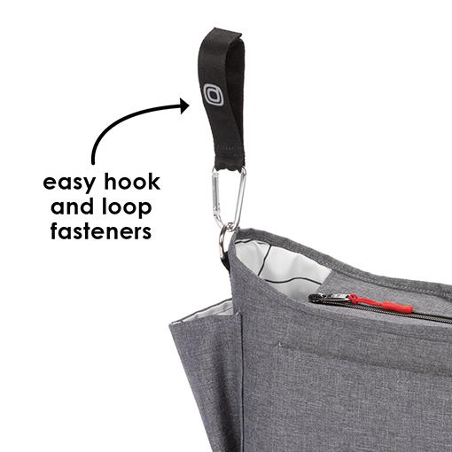 Diono Buggy Buddy 8-in-1 Stroller Organizer, X-Large, Gray, -- ANB Baby