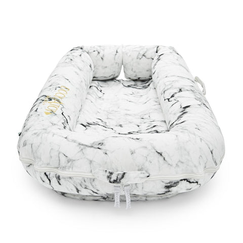 DockATot Deluxe+ Dock The All in One Portable & Lightweight Baby Lounger, Assorted Prints, -- ANB Baby