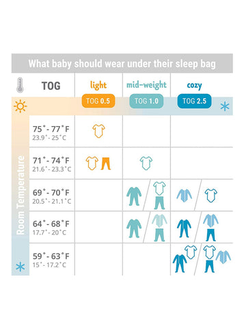 ERGOBABY On the Move Sleep Bag Medium (06-18 Months) TOG 1.0, -- ANB Baby