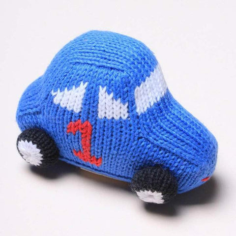 Estella Organic Racing Car Newborn Rattles Baby Toys, -- ANB Baby