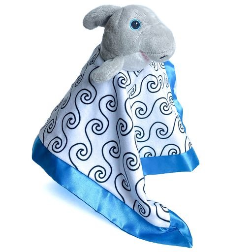 Frankie Dean Dream Blanket and Book, Barry the Shark, -- ANB Baby