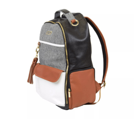 Itzy Ritzy Boss Backpack Large Diaper Bag, Coffee & Cream, -- ANB Baby