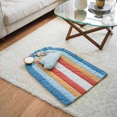 Itzy Ritzy Tummy Time Play Mat with Toys, -- ANB Baby