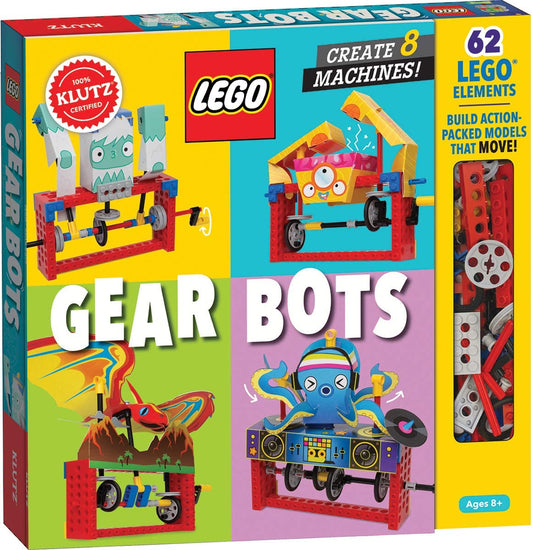 Klutz Lego Gear Bots Science/S.T.E.M. Activity Kit, -- ANB Baby