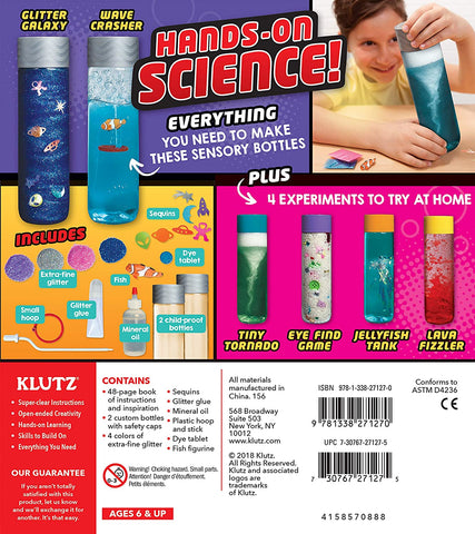 Klutz Make Your Own Discovery Bottles Science / S.T.E.M. Activity Kit, -- ANB Baby