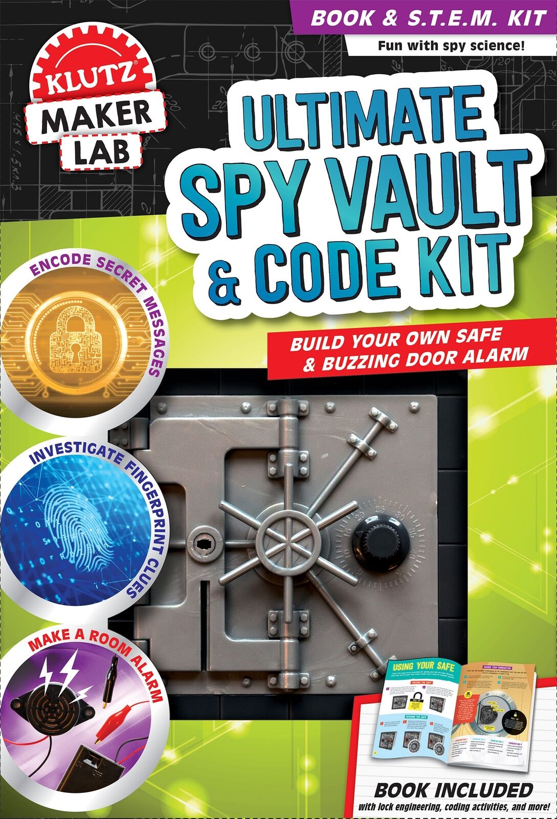 Klutz Maker Lab: Ultimate Spy Vault & Code Kit, -- ANB Baby