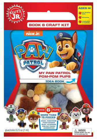 Klutz My Paw Patrol Pom-Pom Pups Jr. Craft Kit, -- ANB Baby