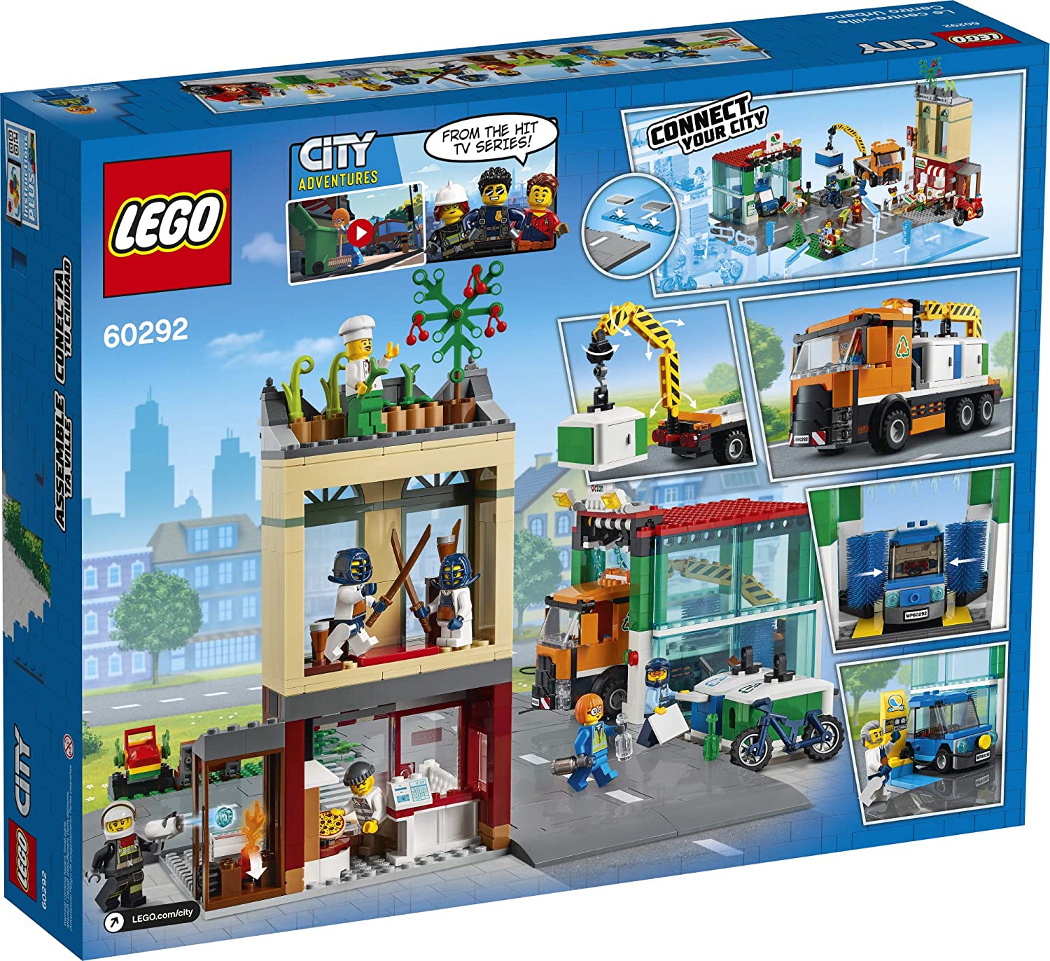 Lego City Town Center Cool Building Toy for Kids, 790 Pieces, -- ANB Baby