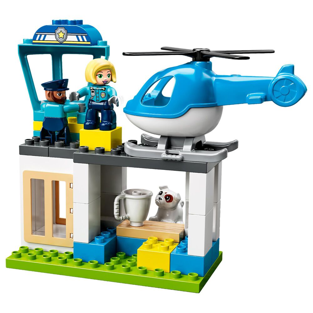 Lego Police Station & Helicopter Building Toy, -- ANB Baby