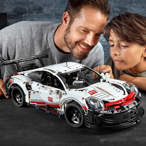 Lego Technic Porsche 911 RSR Race Car Building Set, 1,580 Pieces, -- ANB Baby