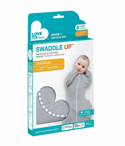 Love To Dream Swaddle UP Original, Gray, -- ANB Baby
