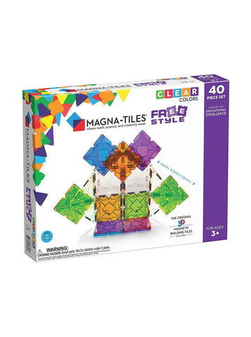 Magna-Tiles Freestyle 40-Piece Set, -- ANB Baby