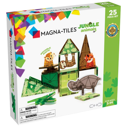 Magna-Tiles Jungle Animals, 25-Piece Set, -- ANB Baby