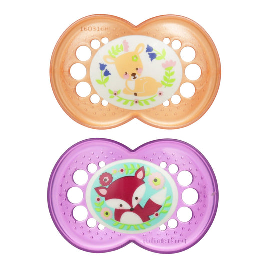 MAM Animal Silicone Orthodontic Pacifiers 0-6m Assorted Styles, -- ANB Baby