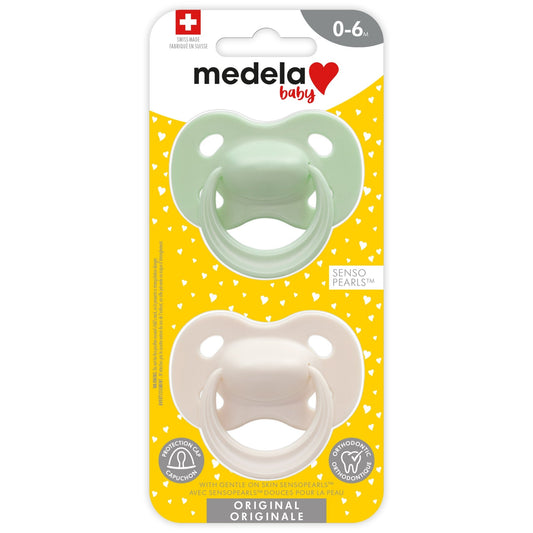 Medela Baby Original Pacifier, Jade/Calm, 2 Pack, -- ANB Baby