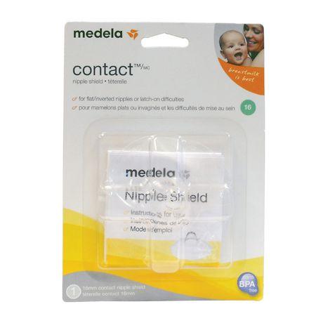 MEDELA Contact Nipple Shields and Case Available 16 mm, 20 mm, 24 mm, -- ANB Baby