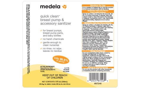 Medela Quick Clean™ Breast Pump and Accessory Sanitizer, -- ANB Baby