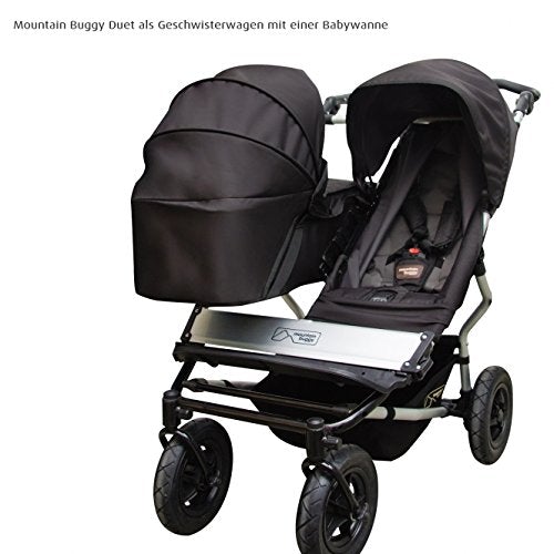 Mountain Buggy Duet Black Carrycot, -- ANB Baby