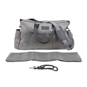Mountain Buggy Duet Luxury with Double Satchel and Carrycot, Herringbone, -- ANB Baby