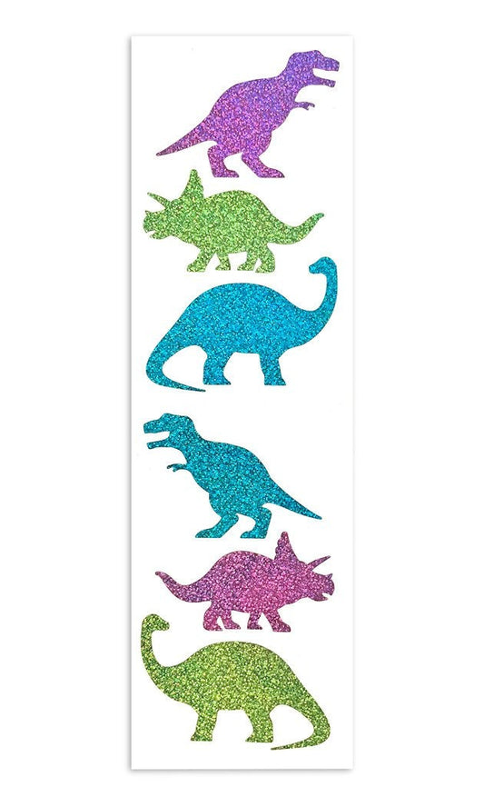 Mrs. Grossman's Strip of Dino Friends Stickers, -- ANB Baby