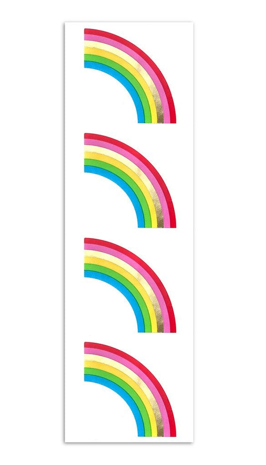 Mrs. Grossman's Strip of Gold Classic Rainbows Stickers, -- ANB Baby