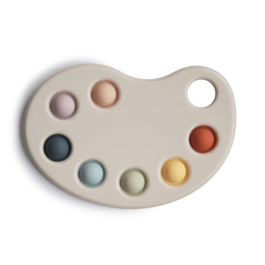 Mushie Paint Palette Press Toy, -- ANB Baby